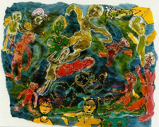 No title, 1997, mixed techniques, 33 x 42 cm