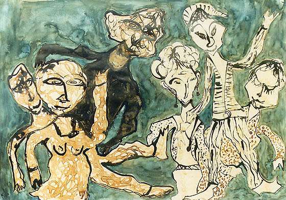 No title, 1997, mixed techniques, 21 x 30 cm