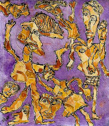 No title, 1998, mixed techniques, 25,5 x 25 cm