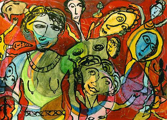 No title, 1998, mixed techniques, 50 x 70 cm