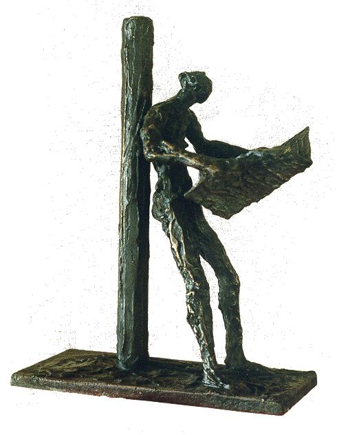 Krantenlezer door Melgert Dale